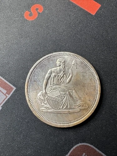 Vintage Seated Liberty 1 Troy oz .999 Fine Silver Round Ounce (C)