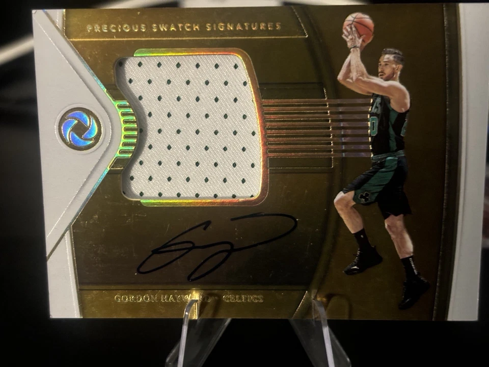 18-19 Panini Opulence Драгоценные Образцы Подписи /10 Гордон Хейворд #PS-GHW Авто - Изображение 2 из 4