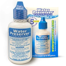 55 Gallon Water Preserver Concentrate (5 years) Water Treatment Drops - Water...