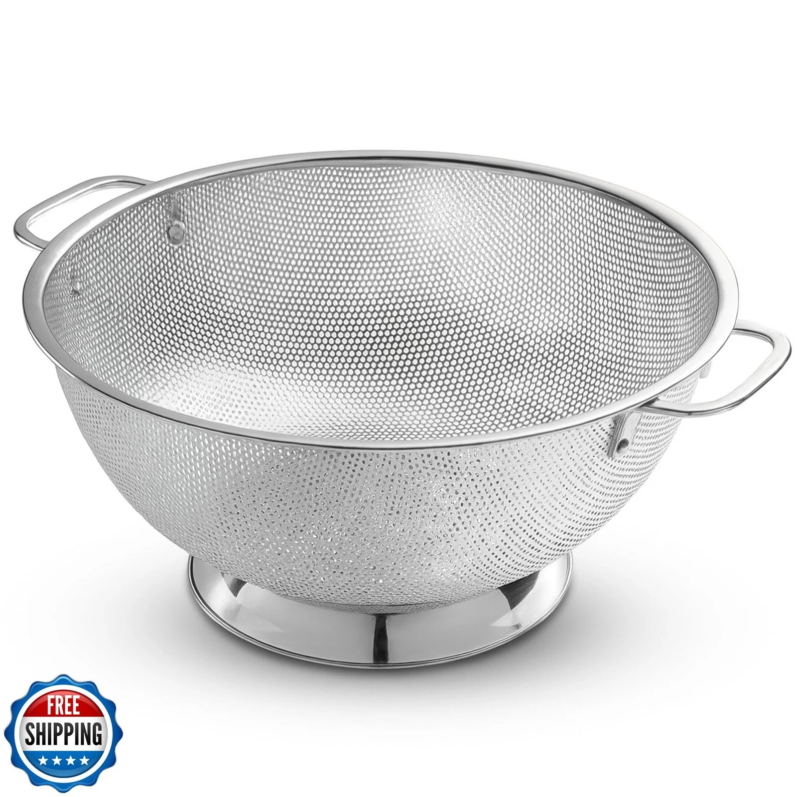 Bellemain Colander for Kitchen – 5 Qt Stainless Steel Strainer wi