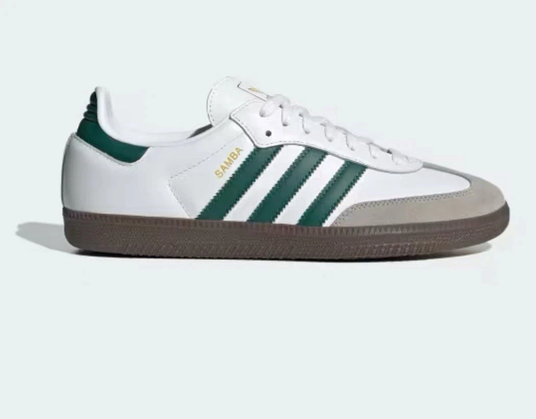 adidas SAMBA ホワイト/グリーン adidas Samba OG White Collegiate Green - огромный выбор по лучшим