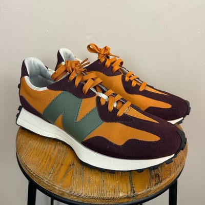 New Balance 327 MS327LY1 Mens 10.5 D Casual Shoes Madras Orange Comfort Sneaker