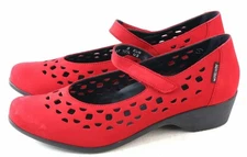 Mephisto Women's Rodia Shoe, Red, Size 8.5 US