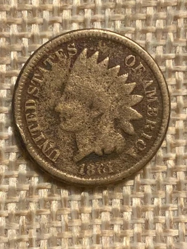 1861 Indian Head Cent Good