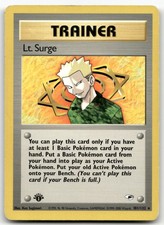 Lt. Surge (101) #101/132 (Unlimited) (HP) Gym Heroes G1 Pokemon on eBay