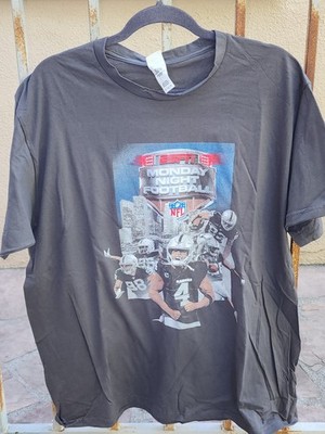 ESPN Monday Night Football Raiders tee shirt - size XL - Grey