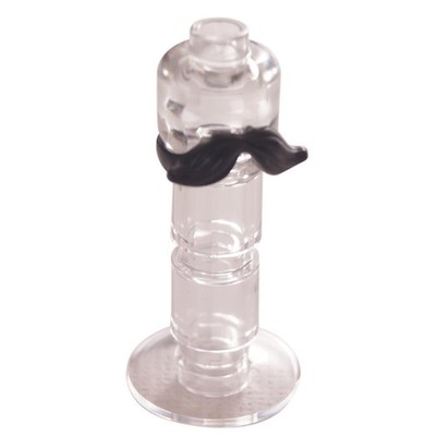 5 NEW LEGO Minifigure, Beard, Moustache Black