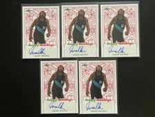 2023 Leaf Happy Holidays Jabari Walker Auto Autograph RC Rookie Lot Of 5
