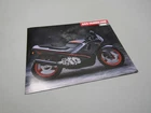 1988 HONDA 600 HURRICANE CBR600F ORIGINAL DEALER SALES BROCHURE NOS DOUBLE SIDED