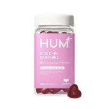 HUM Nutrition SOS PMS for PMS Relief & Mood Support Vegan Gummies 60ct - New