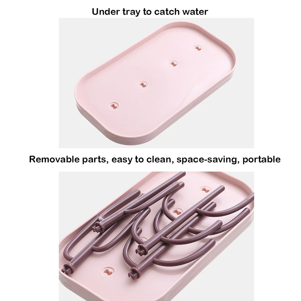 Suporte para secador de mamadeira portátil EUA suporte para secadora de mamadeira mamilos copos bomba peças - Imagem 4 de 4