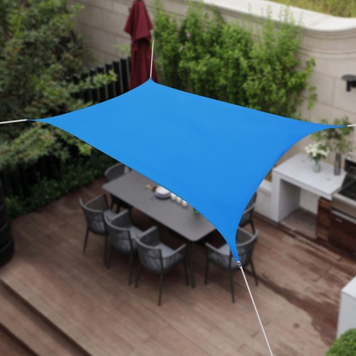 Rechteckiges Sonnensegel Terrassen-Sonnensegel Sonnensegel für Garten, Veranda - Bild 7 von 17