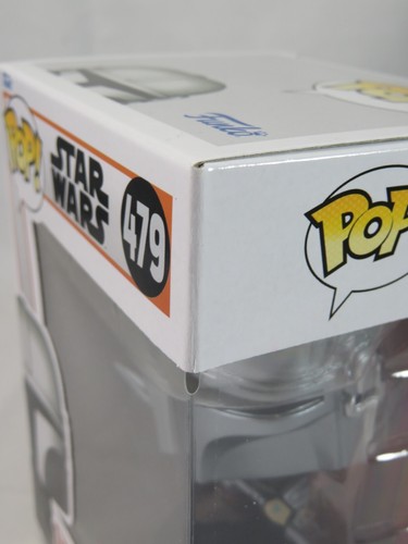 Star Wars Funko Pop - The Mandalorian with Beskar Staff -No. 479 -Free Protector - Picture 11 of 17