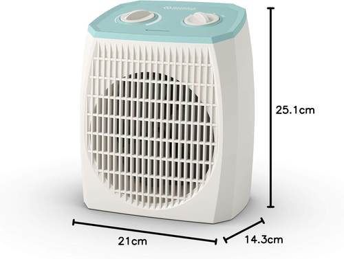 Olimpia Splendid 99292 Caldo Pop a Termoventilatore 2000 W, Aquamarina, 21 X 14 - Foto 6 di 12