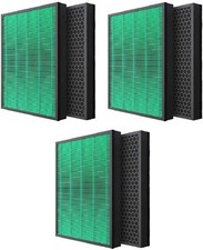 Filtro de carbono Max2 True HEPA para purificador de aire Coway Airmega 400 400S 6 filtros