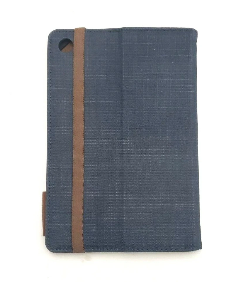 Lifeworks Denim Jacket Slim Folio Case/Stand For 7-8" Tablets Navy / Tan Inside - Image 4 of 4