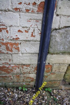 Foto 6x4 Benchmark auf Haus in der Loddington Road Tilton auf dem Hügel Ordnan c2015