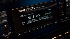 Yamaha TG-77 / QY300 Custom Negative LED Display 