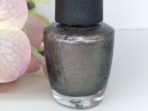 Authentic OPI Nail Polish D18 The World Is Not Enough James Bond Glitter Silver - Picture 3 of 4
