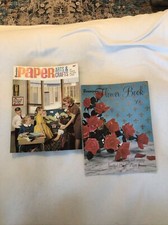 Vintage Dennison Paper Craft Book Arts And Crafts 1963 Set Of 2