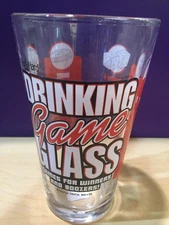 Icup Drinking Game Pint Glass -Games For Winners & Boozers   ~NEW~