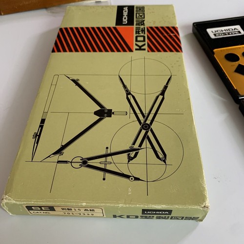 Uchida KD Type KD2810 Precision Drawing Instrument Drafting Compass Set Japan - Picture 8 of 12