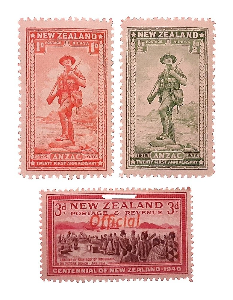 Los acontecimientos históricos de varios colores estampillas de Australia y Oceanía