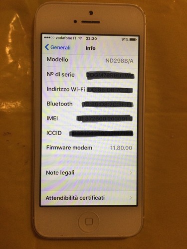 Apple iPhone 5 Silver 16GB (LEGGERE DESCRIZIONE) - Foto 11 di 21