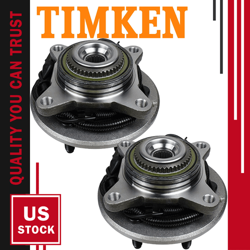 Juego de conjunto de buje y cojinete de rueda delantero TIMKEN 4x4 para F-150 Lincoln Navigator - Imagen 1 de 13