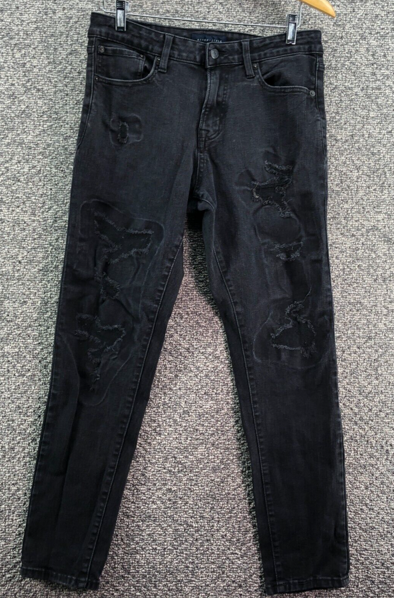 Straight Leg Flex Jeans Black Jeans Men Old Navy Aeropostale