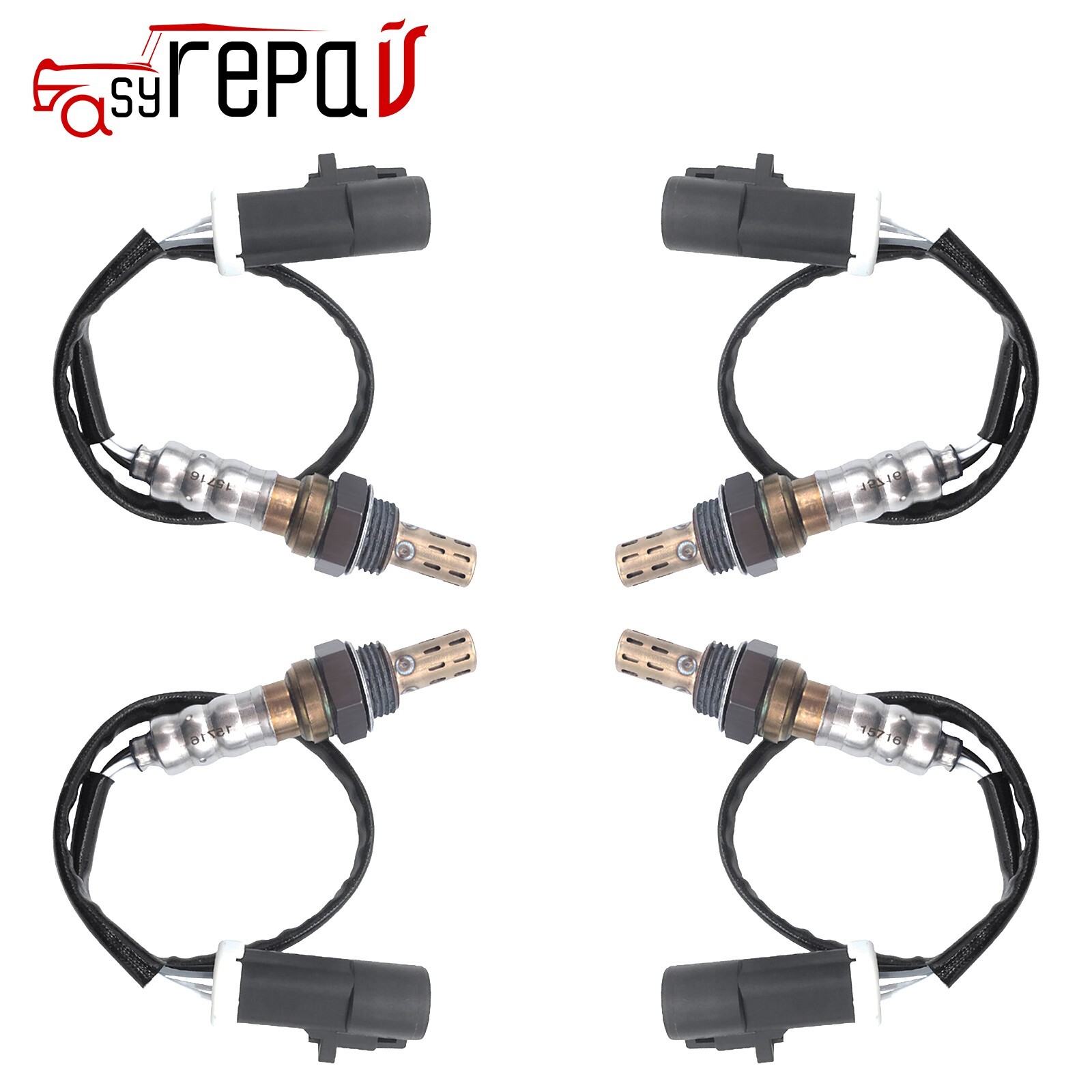 Set of 4 New Oxygen O2 Sensor fits 2001-2010 Ford Explorer Sport Trac 4 ...