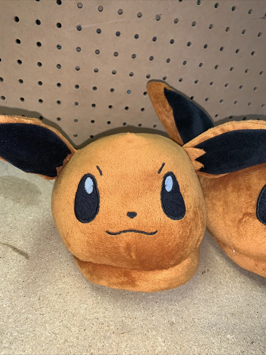 Pokemon Eevee Plush Slippers Fluffy Warm House Shoes Unisex Size