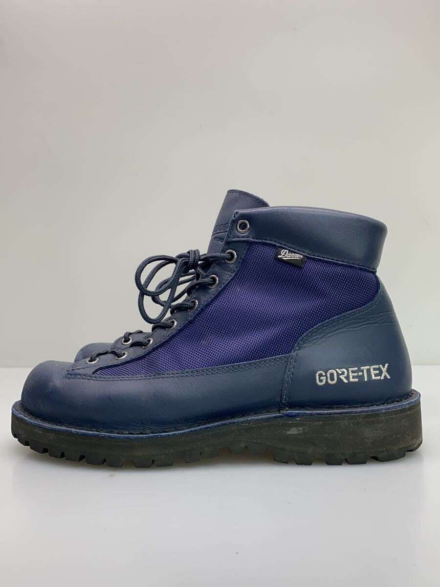 Danner Navy Leather Lace Up Boots for Men Size US8 D121033