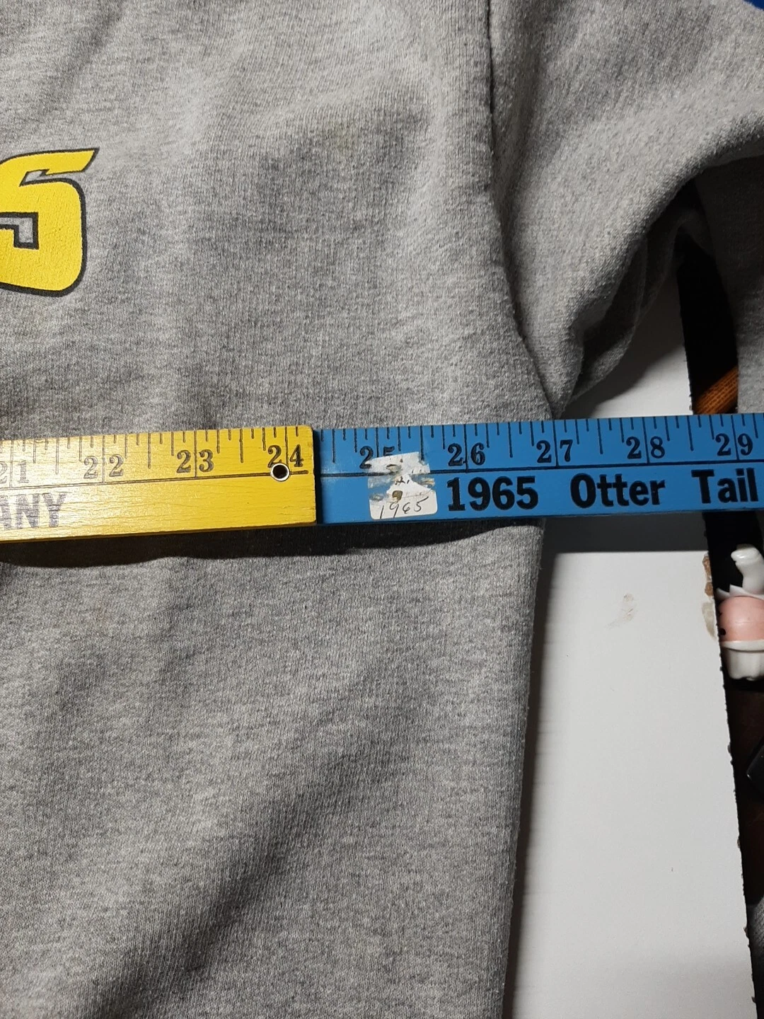 VETEMENTS Felpa con cappuccio pullover vintage NFL Pittsburgh Steelers abbigliamento squadra donna XL grigio