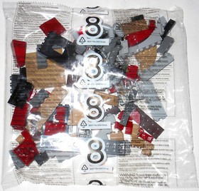 LEGO 9450 Epic Dragon Battle: NEW SEALED BAGS 6 7 8 9, stickers RotS partial set
