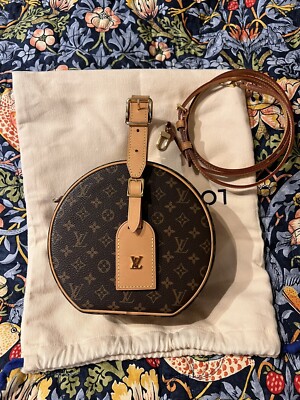 Authentic Louis Vuitton PETITE BOITE CHAPEAU BAG M43514 SAVE