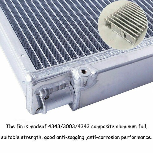 21"W Radiator CC571 For 74-81 Chevy Camaro 78-87 Monte Carlo SBC 3Row Fan Shroud - Picture 11 of 12