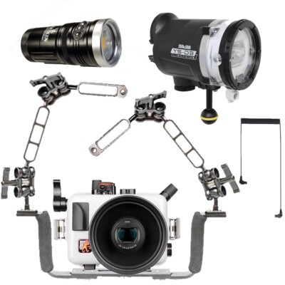 Ikelite Underwater Housing for Sony RX100 VII VI w/ Sea Sea YS