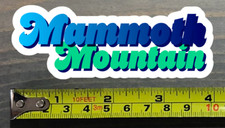 Mammoth Mountain Sticker Decal 4" Ski California June High Heavenly Kirkwood