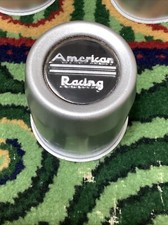 American Racing Wheel Rim Silver Center Cap 3-12od 899055 1 Piece