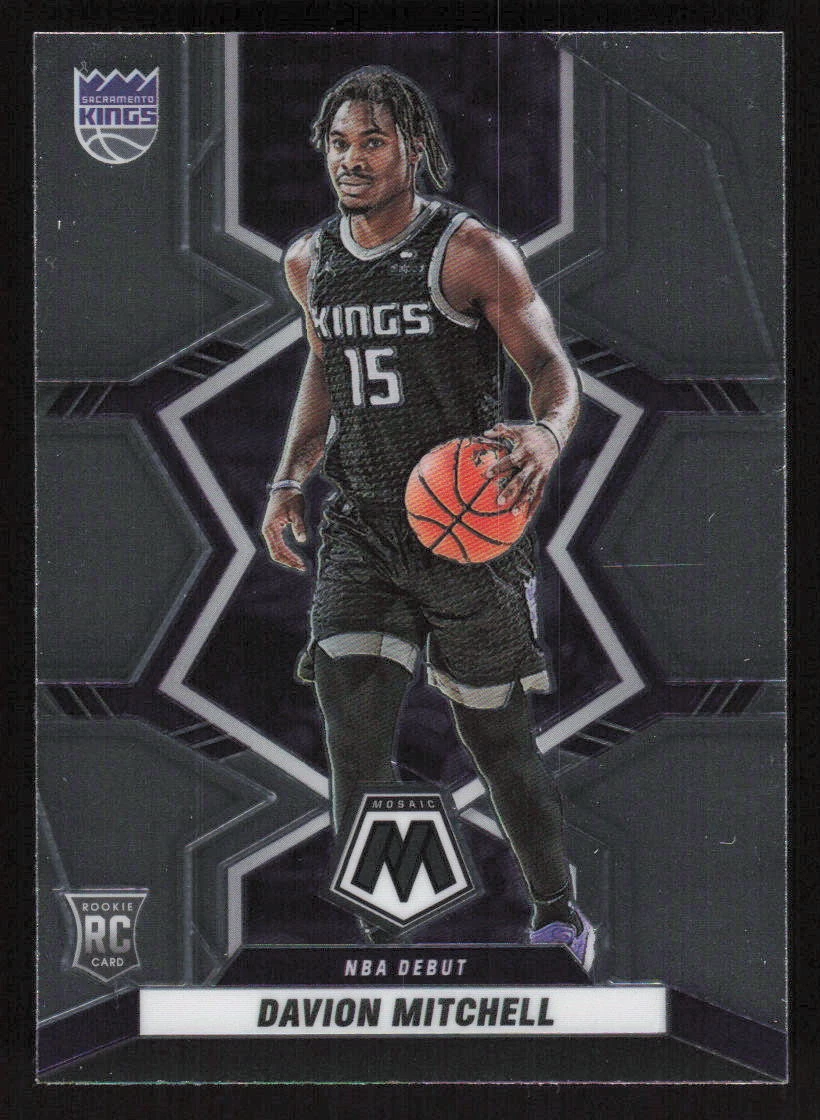 2021-22 Panini Mosaic #269 Davion Mitchell RC Sacramento Kings