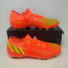 Mens Adidas Predator Edge.3 FG Soccer Cleats / Orange / GW0994 / Sizes 11.5