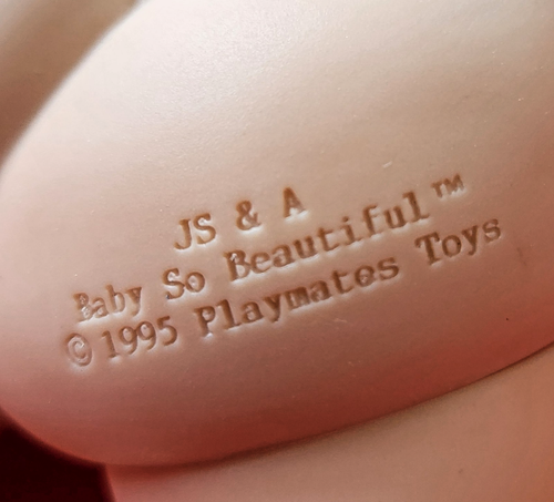 Vintage 1995 Playmates Toys JS & A Baby So Beautiful 15" Doll Outfit, Cute Baby - Picture 23 of 23