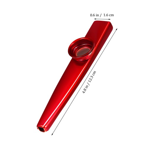 12 PIEZAS Kazoos Metal Kazoo Instrumento Kazoo Trompeta Práctica Kazoo para Adultos - Imagen 3 de 11