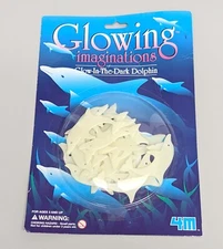 New Vintage 1998 4M Glowing Imaginations Glow-In-The-Dark GITD 16 Dolphin