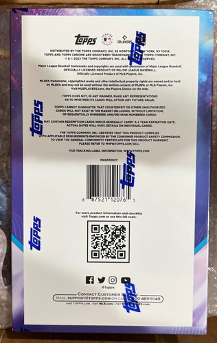 2023 Topps COSMIC Chrome Baseball MLB - Factory Sealed Hobby Box - Picture 2 of 2