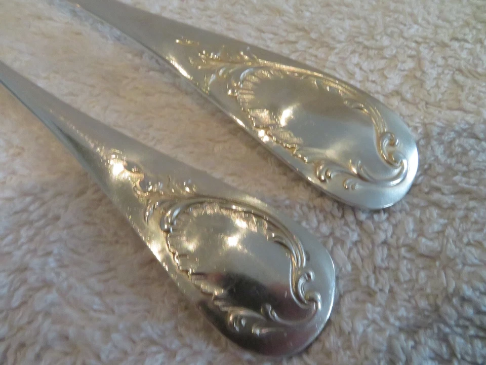 Cucharón de sopa francés 1900 plato de plata cuchara para servir medallón Christofle rococó st  Foto 2 de 4