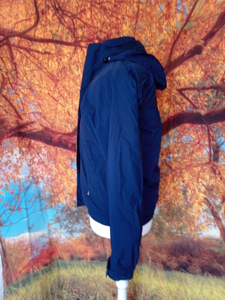 Chaqueta forrada de vellón con revestimiento de PU de nailon azul Henri Lloyd. Reino Unido Mujer Talla Pequeña Foto 4 de 4