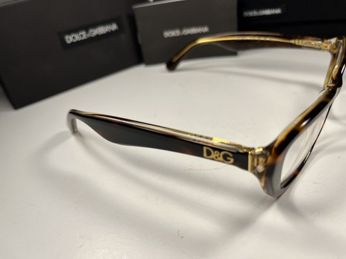 😎 NUEVAS Anteojos Dolce & Gabbana 3168 2738 Dark Havana Brillo Marcos 53/16/135 - Imagen 3 de 7