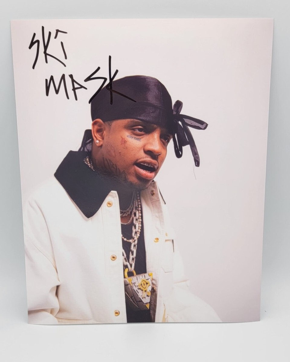 SKI MASK THE SLUMP GOD RAPPER RAP HIP HOP SIGNED 8X10 PHOTO COA | eBay